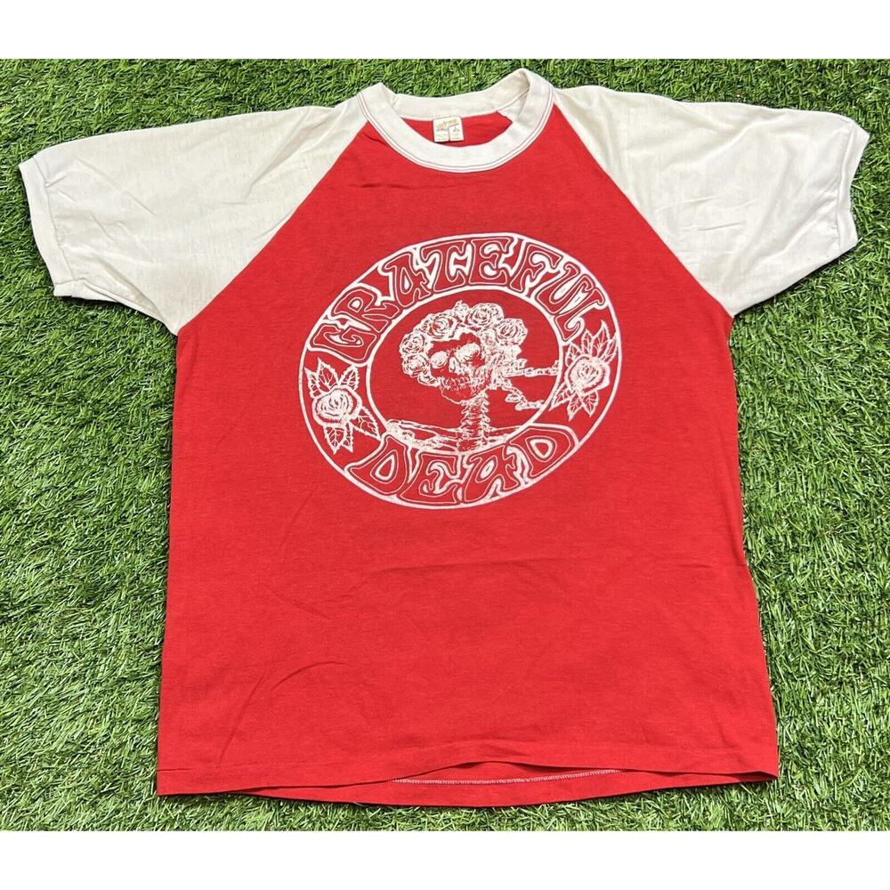 Vintage 1979 Grateful Dead Spartan Stadium Double Sided T-Shirt Men's L USA 70's